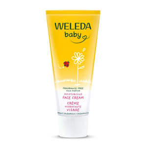 WELEDA - Crème hydratante Visage sans parfum Calendula - 50 ml