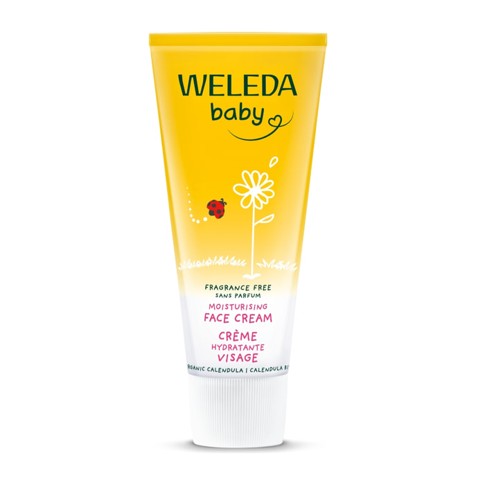 WELEDA - Crème hydratante Visage sans parfum Calendula - 50 ml