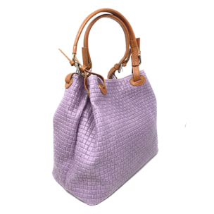 Chicca Borse Borsa a Mano Lilla