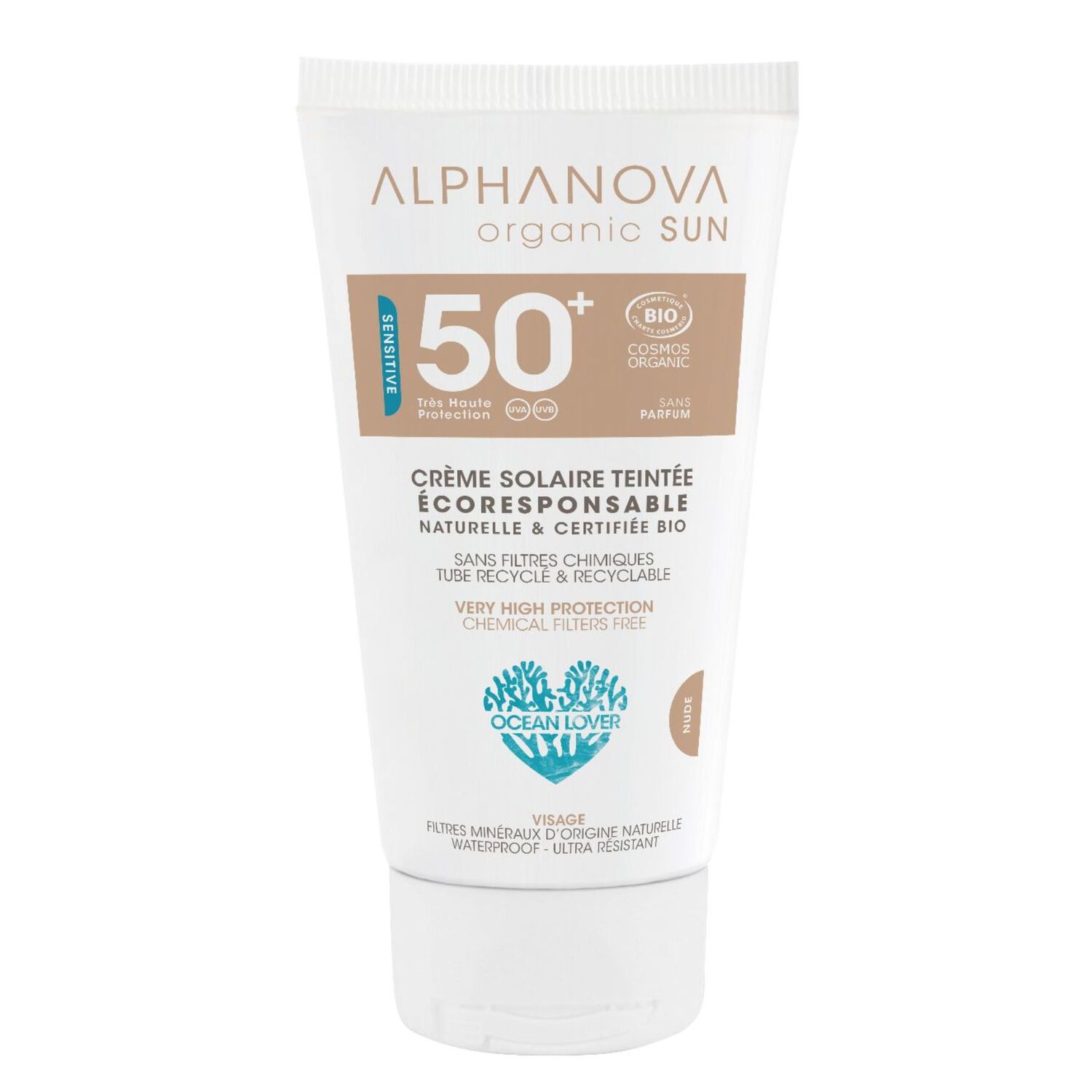 Sun SPF50+  - Crème Solaire Teintée Claire 50 ml