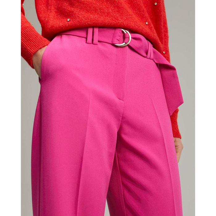 Pantaloni a gamba larga Iron Mark con cintura