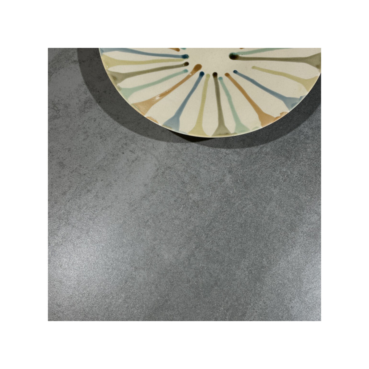 Table extensible 200 à 300 cm céramique gris pieds incurvés - MILANO