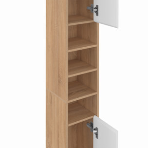 Colonne salle de bain Tom 2 portes 4 niches