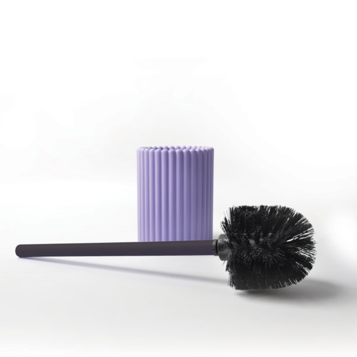 Brosse Wc avec support Polyresine KEONI Lavande MSV