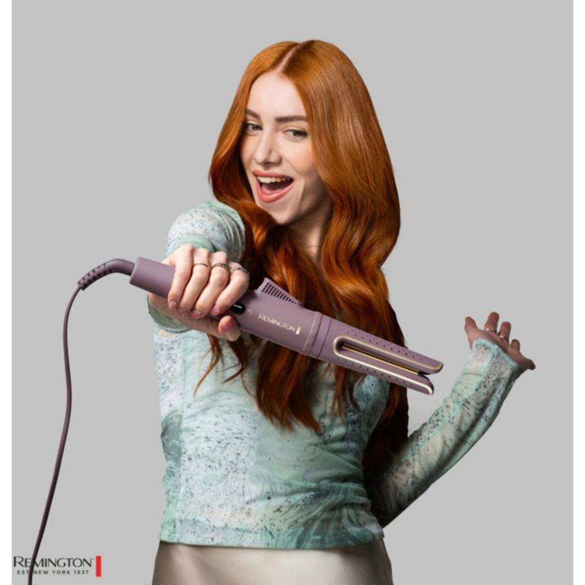 Fer à boucler REMINGTON rotatif AIRvive