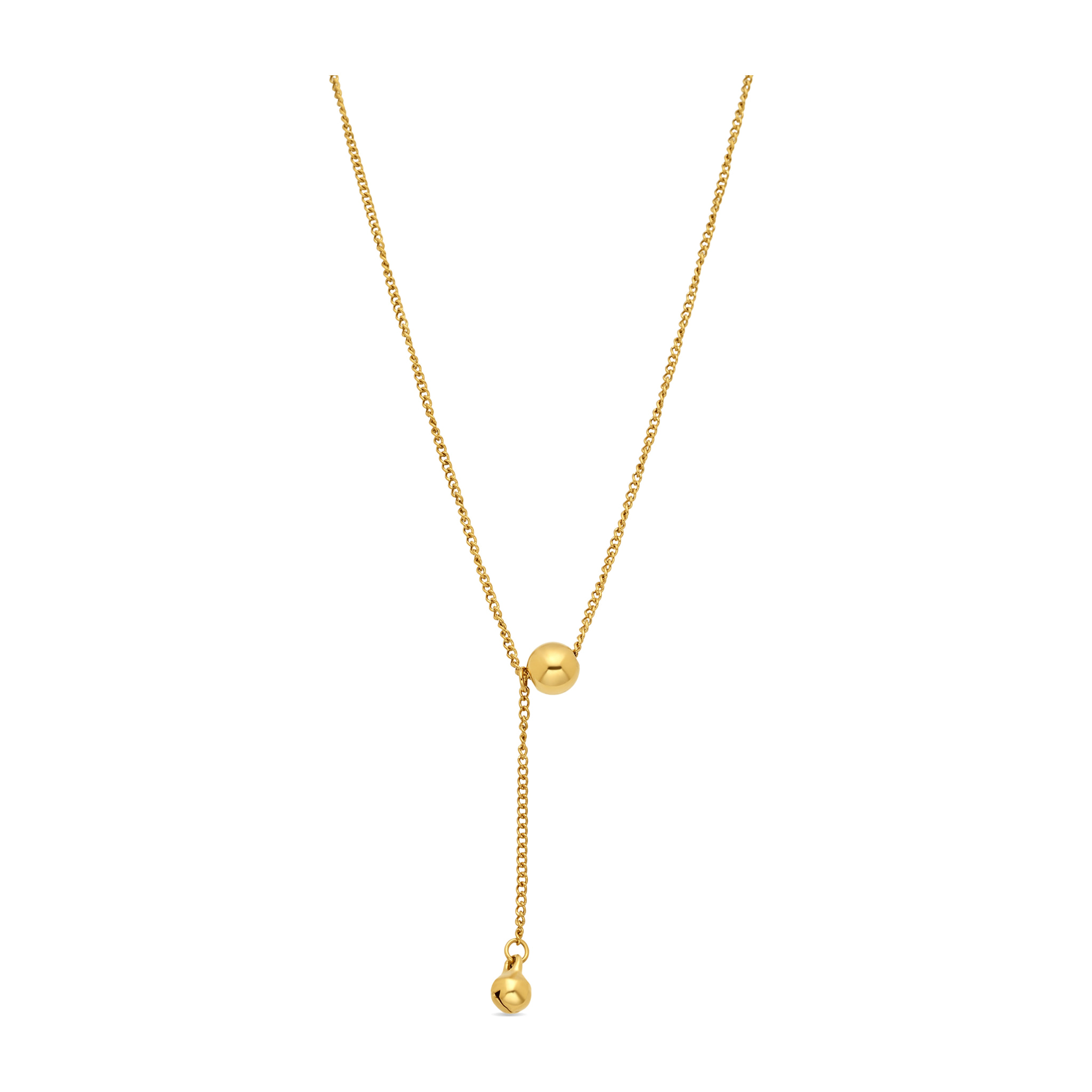 Collar acabado en oro amarillo de 18k