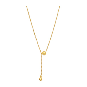 Collar acabado en oro amarillo de 18k