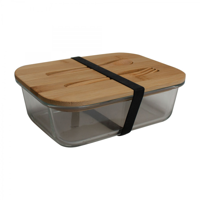 Lot de 2 lunch box en verre, BO BYO