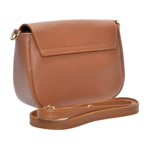 Borsa a spalla Anna Luchini Cammello