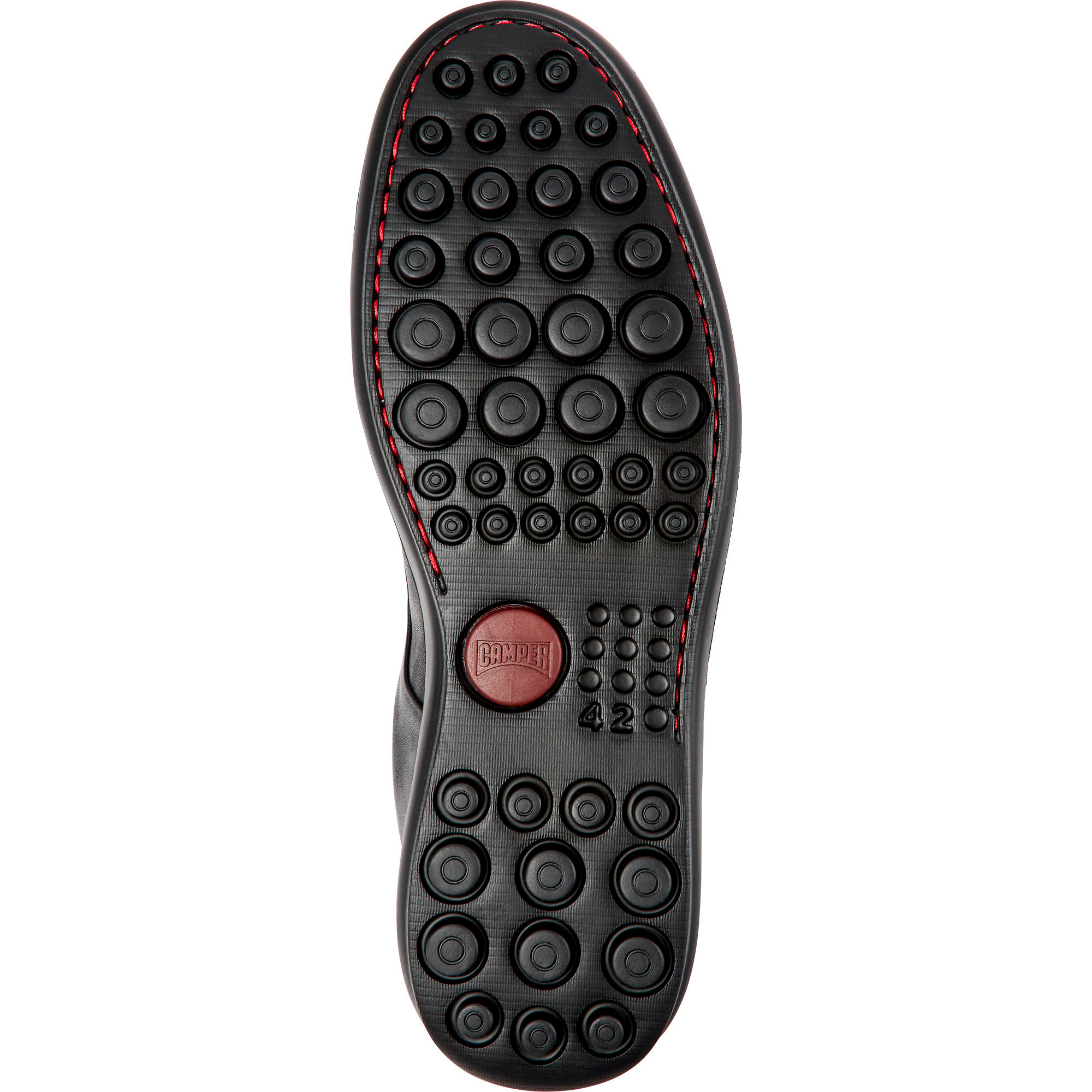 Zapatos de cordones - CAMPER Atom Work - Negro - Cuero liso