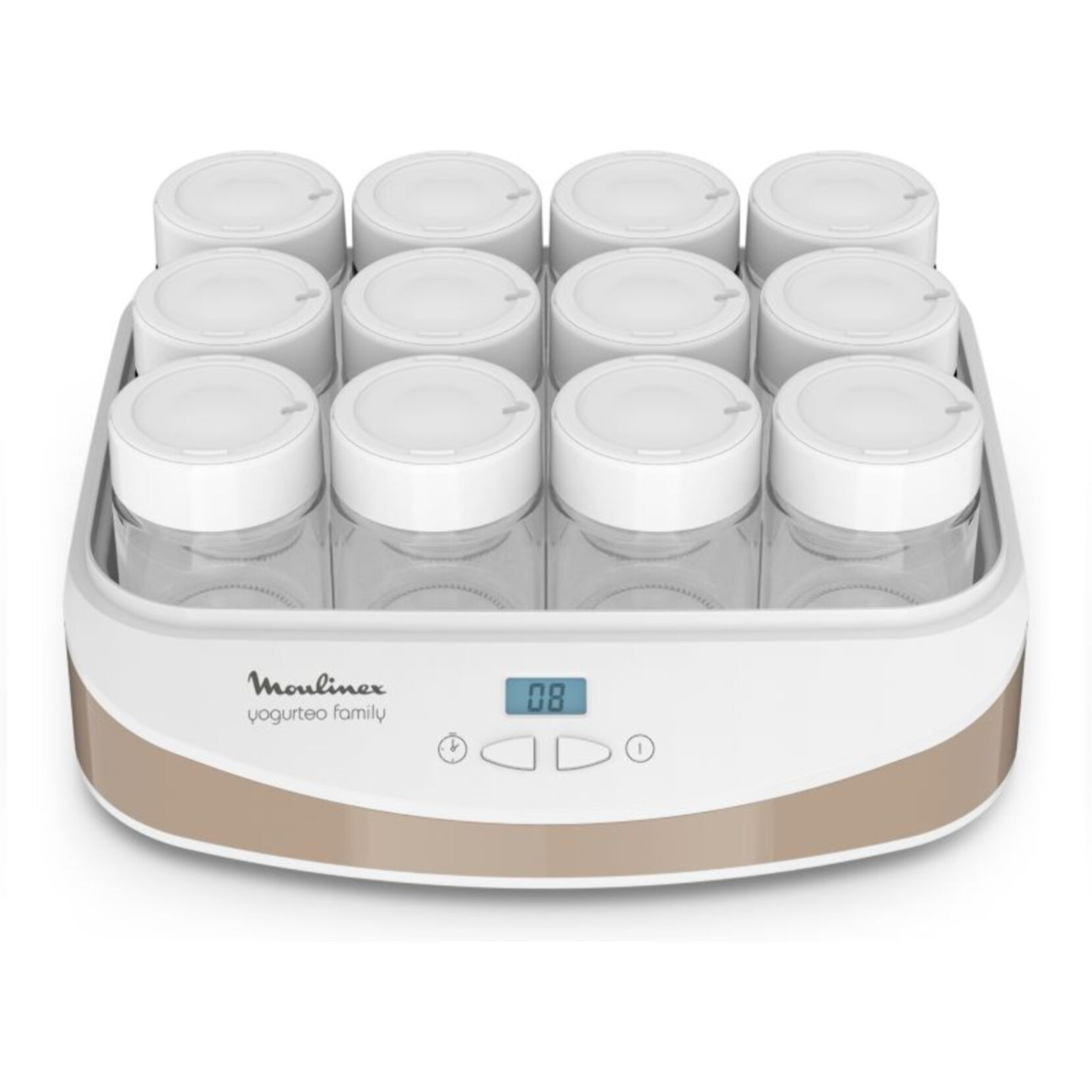 Yaourtière MOULINEX Yogurteo Family 12 pots YG233A10