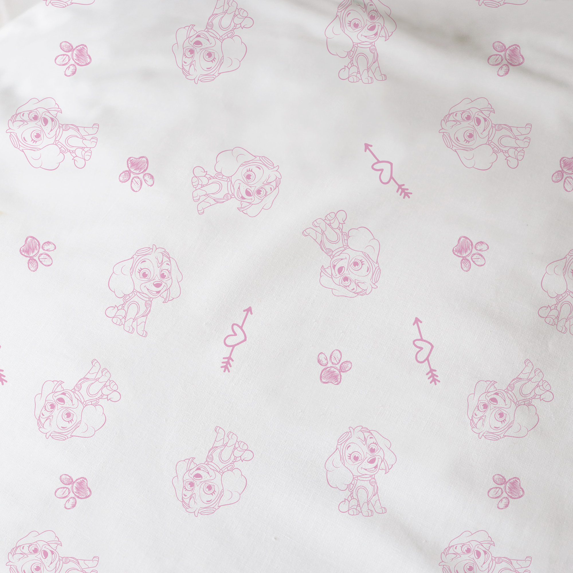 Parure de lit imprimée 100% coton, PAT PATROUILLE GRAFFITY