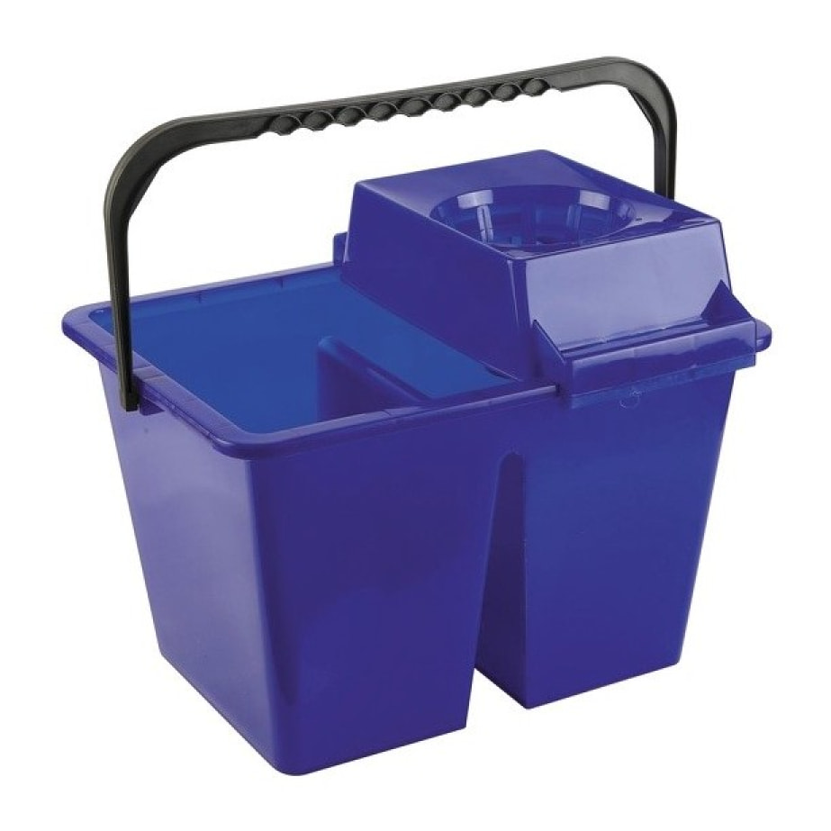 Seau bibac avec essoreur 14L Bleu MSV