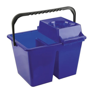 Seau bibac avec essoreur 14L Bleu MSV