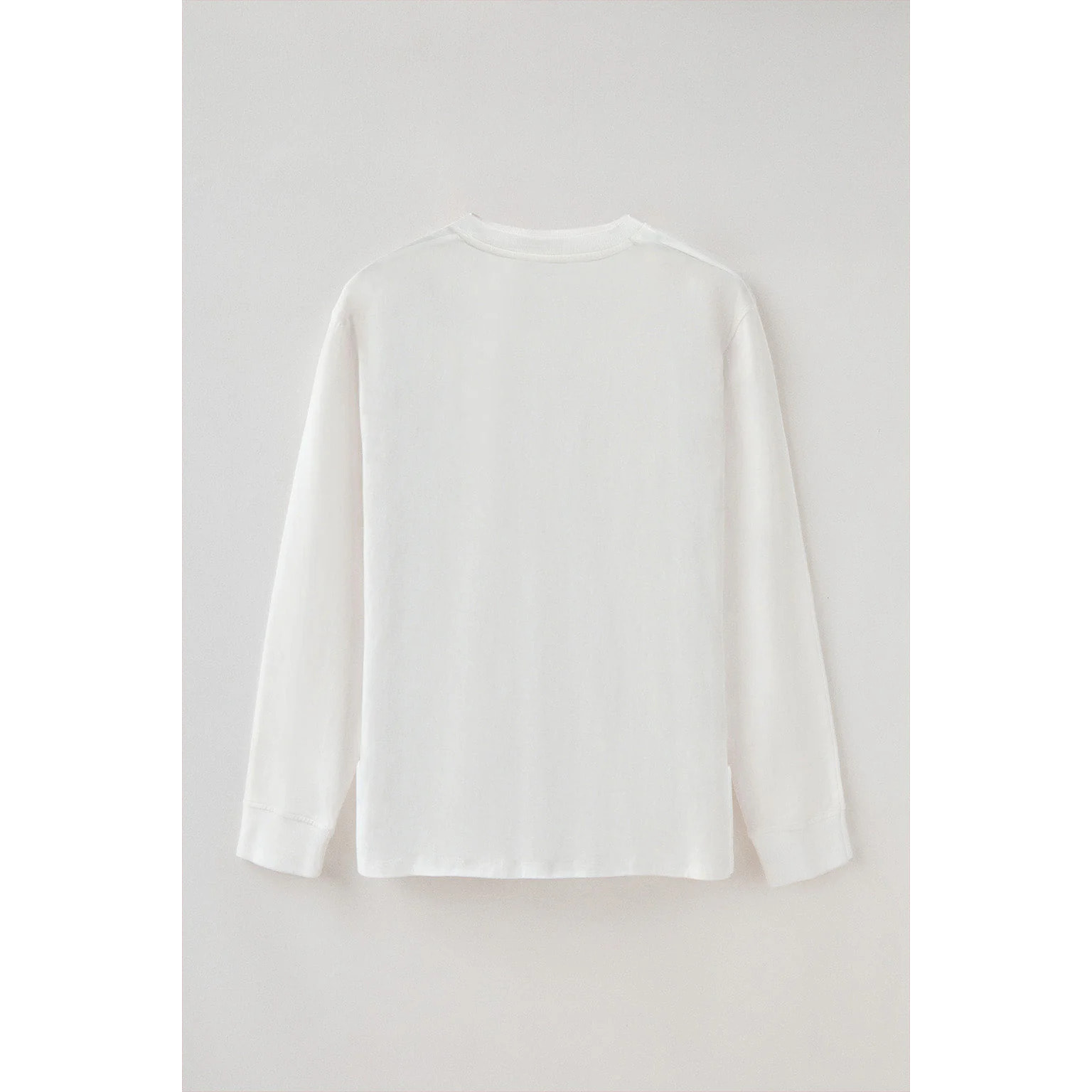 Pack uomo con due magliette in bianco e nero a maniche lunghe con ricamo Rigby Go