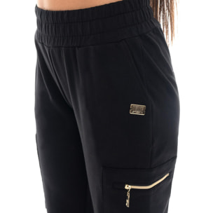 Tuta invernale donna collo in piedi e zip, pantalone cargo Leone 1947 Chic Tones