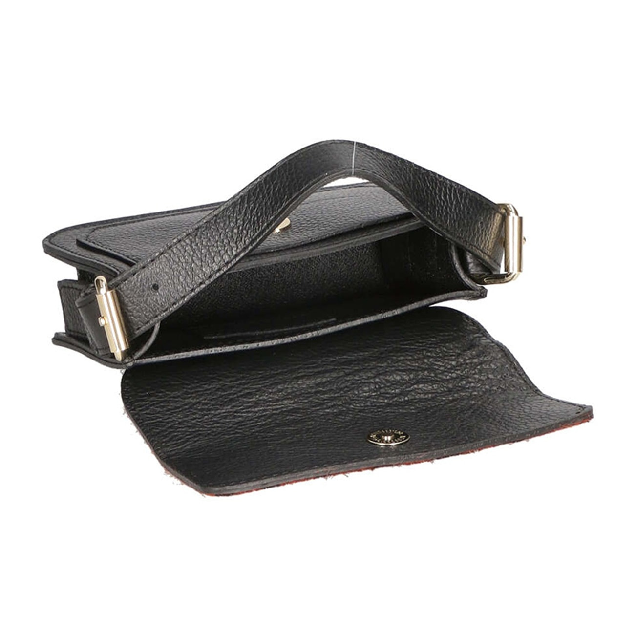 Borsa a mano da donna - Modello Aleide - Vera pelle - 18.0 x 11.0 x 6.5 cm