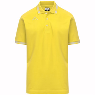 Kappa - Polo Shirts Uomo Giallo - Logo Maltax 5 Mss