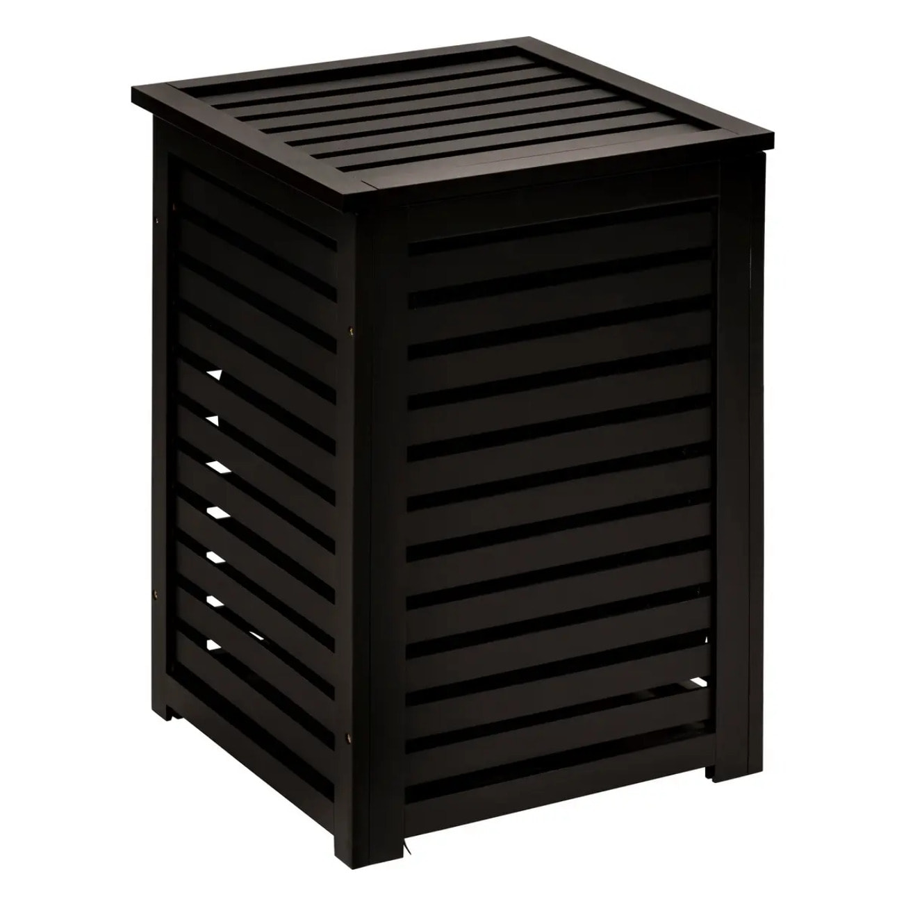 Panier à linge 65L "Sicela" en bambou noir