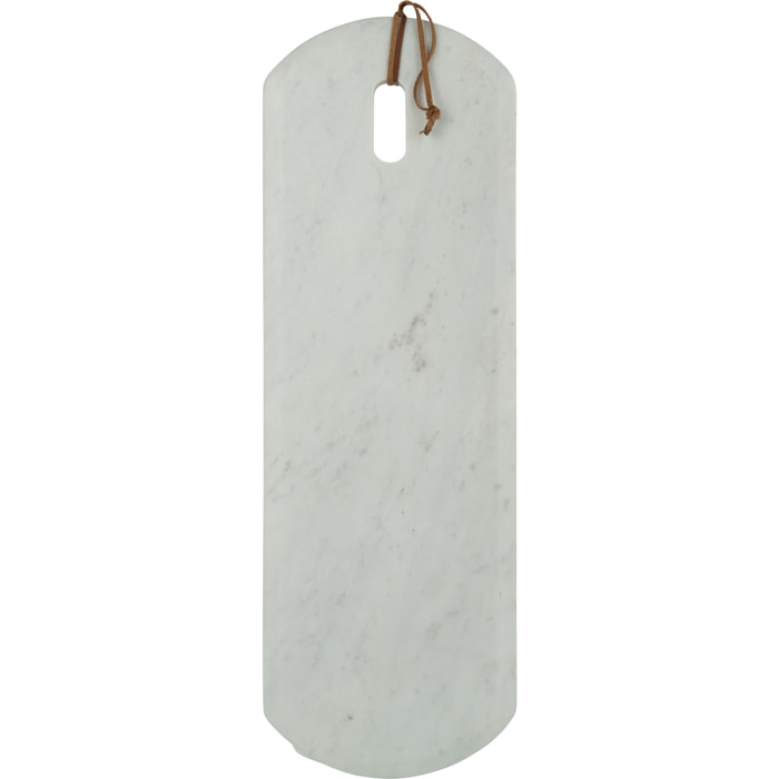 J-Line planche Rectangle Marbre - pierre - blanc - large