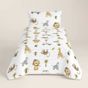 Cool Kids - Colcha Bouti Estampada - 100% Algodón - 70 gr/m² - Serengeti