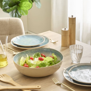 Saladier Pia D29cm bleu