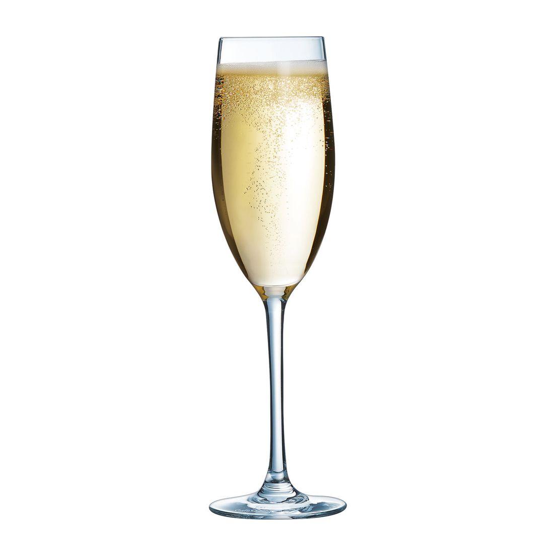 6 Flûtes à champagne 24 cl Cabernet - Chef&Sommelier