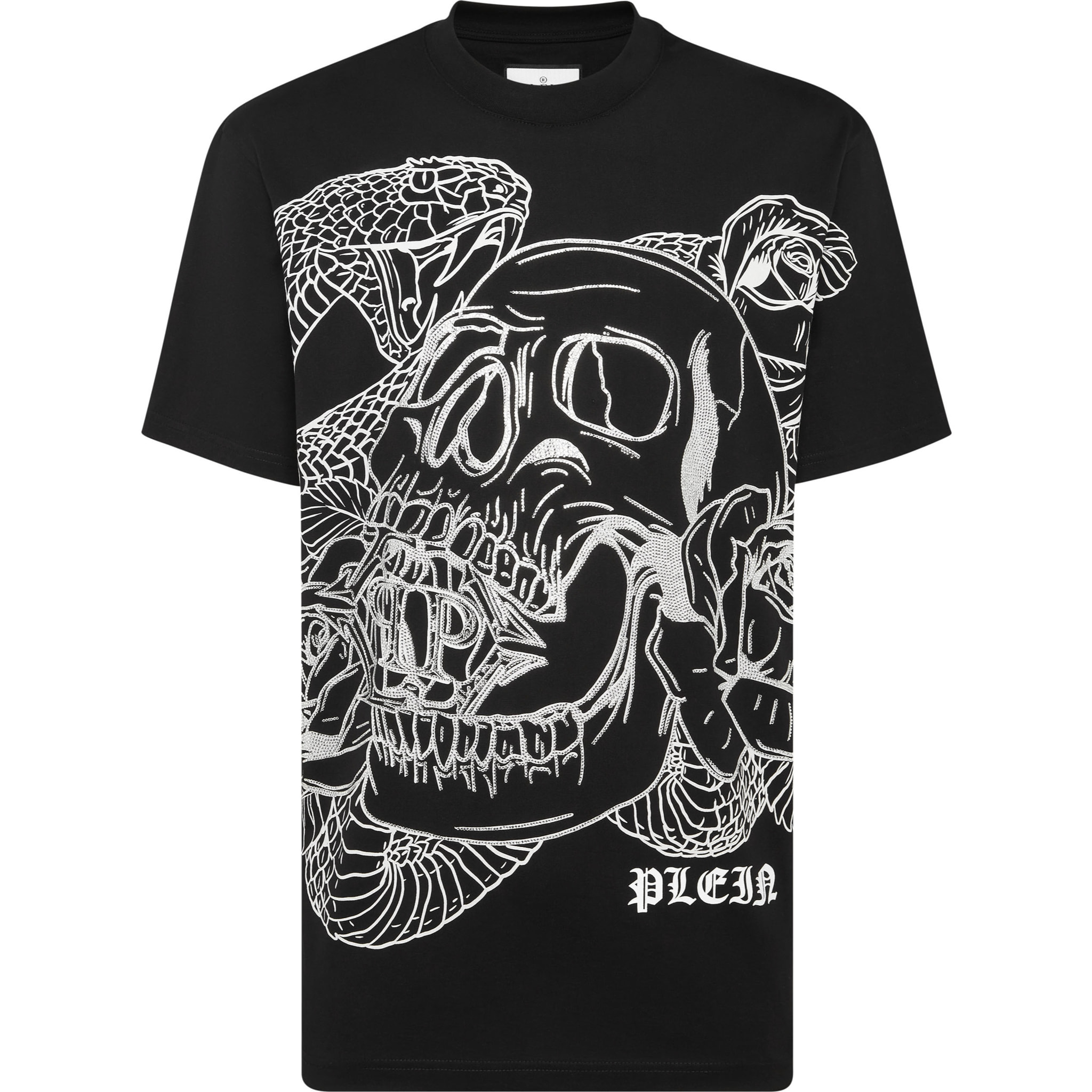 PHILIPP PLEIN Camiseta Cuello Redondo SNAKE