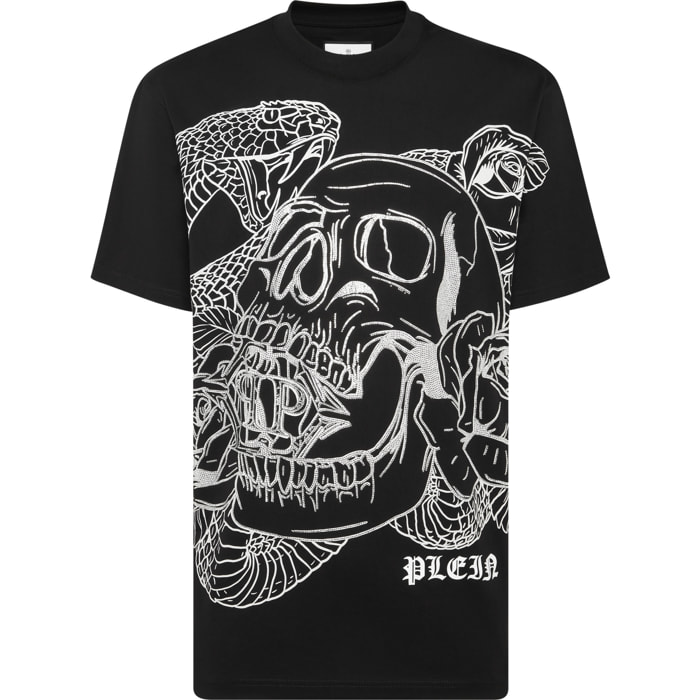 PHILIPP PLEIN Camiseta Cuello Redondo SNAKE