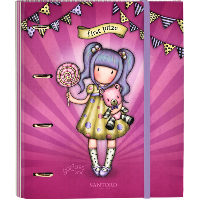 Carpeta 4 anillas 30mm c/recambio gorjuss™ fairground "first prize"