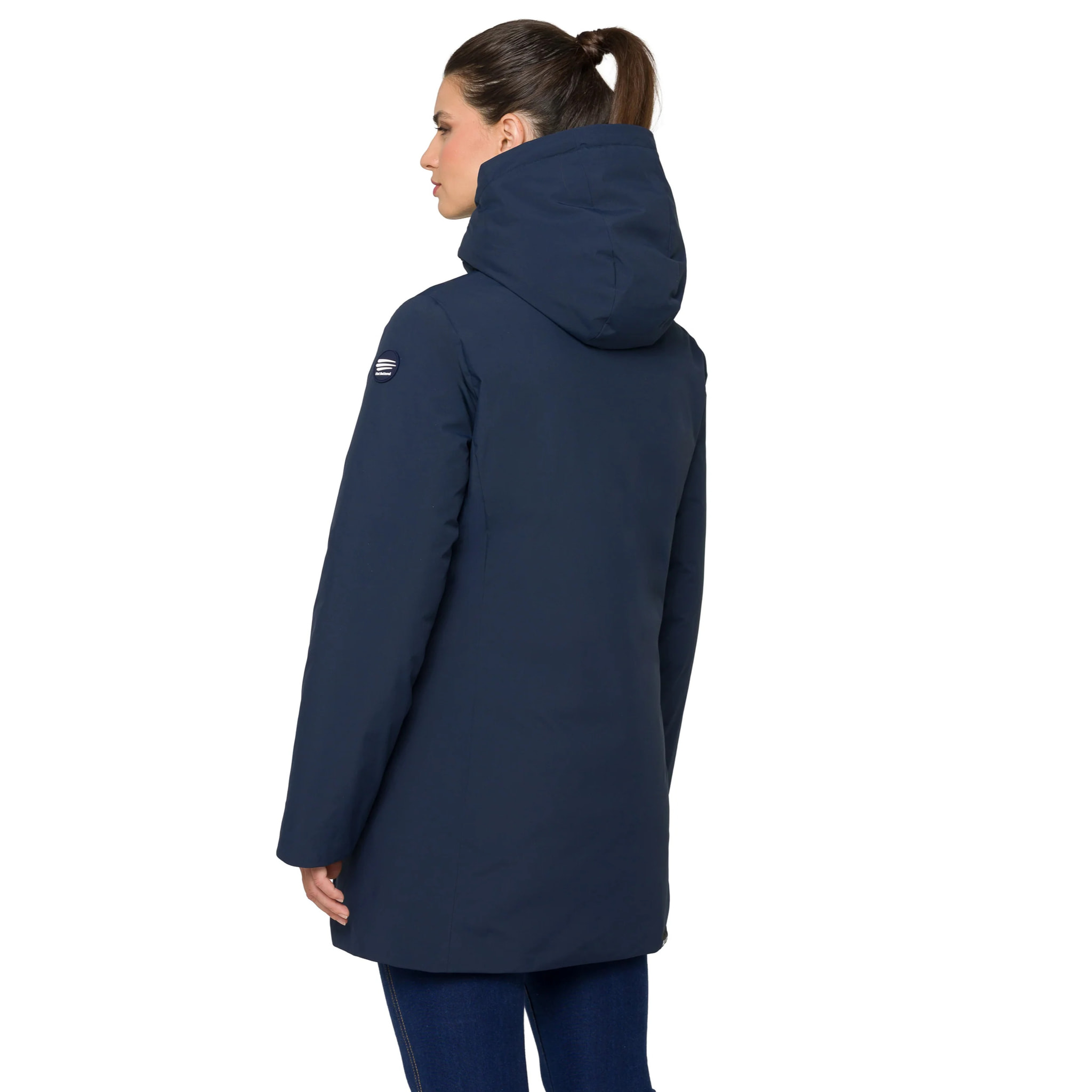 Parka NAKEELA imbottito impermeabile blu navy