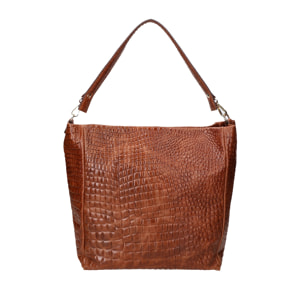 Borsa a spalla da donna - Modello Valtera - Vera pelle - 32.0 x 31.0 x 15.0 cm