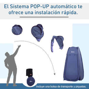Tienda De CampaáÂ±a de Tela De Poliéster 100x100x185cm Turquí