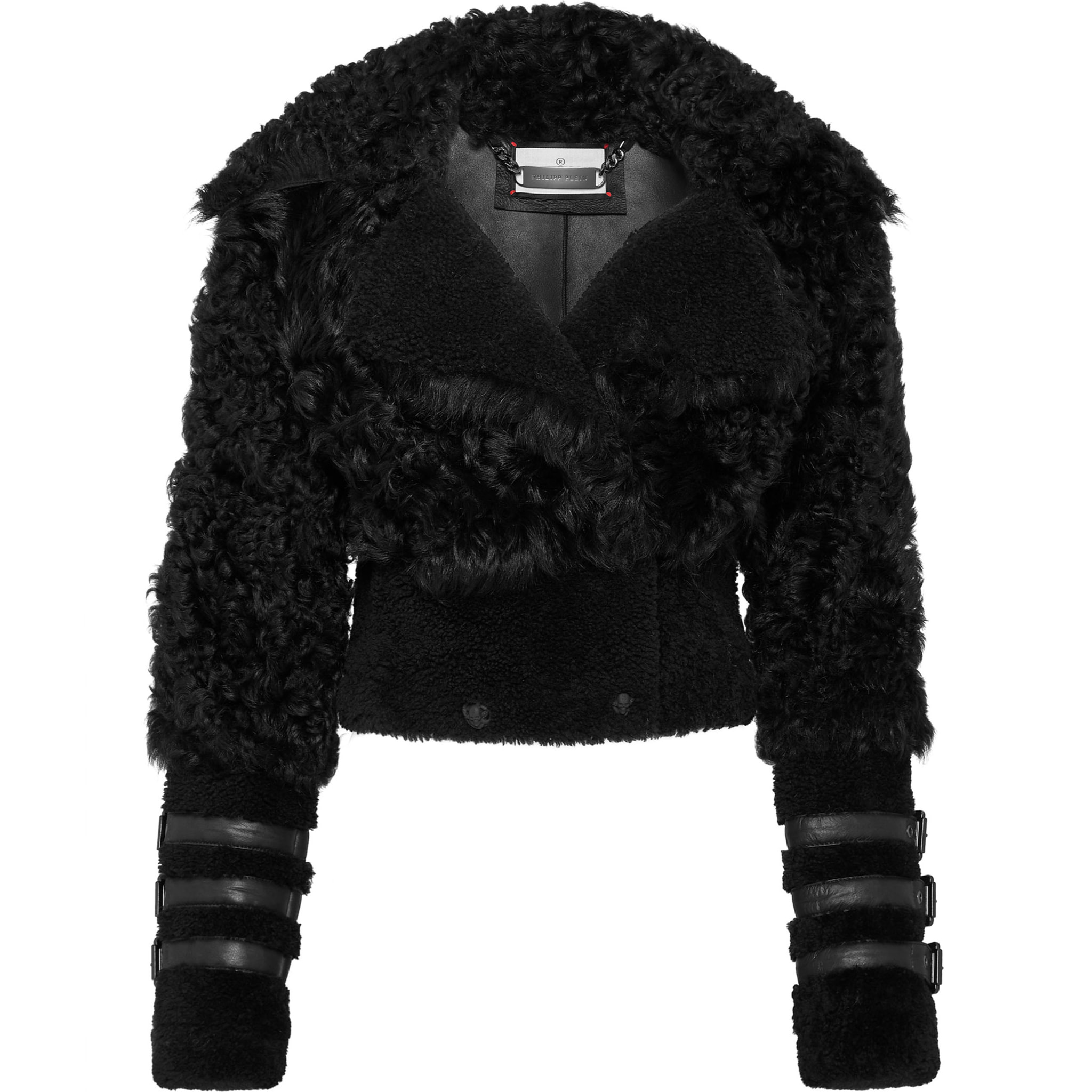 PHILIPP PLEIN Leather Vest GOTHIC PLEIN