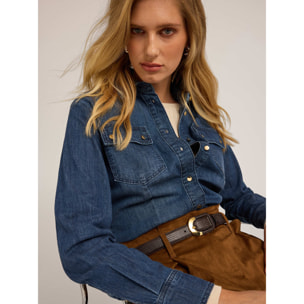 Motivi - Camicia in denim - Blu