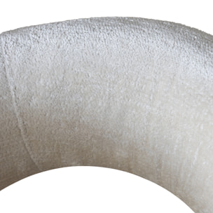 Chaise en chenille beige EHBA