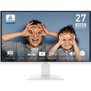 Ecran PC MSI PRO MP273QW E2 Plat 27'' IPS
