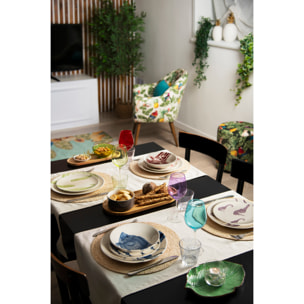 Set de 6 sets de table ronds Excelsa – Green Living, Fibre de Maïs Beige