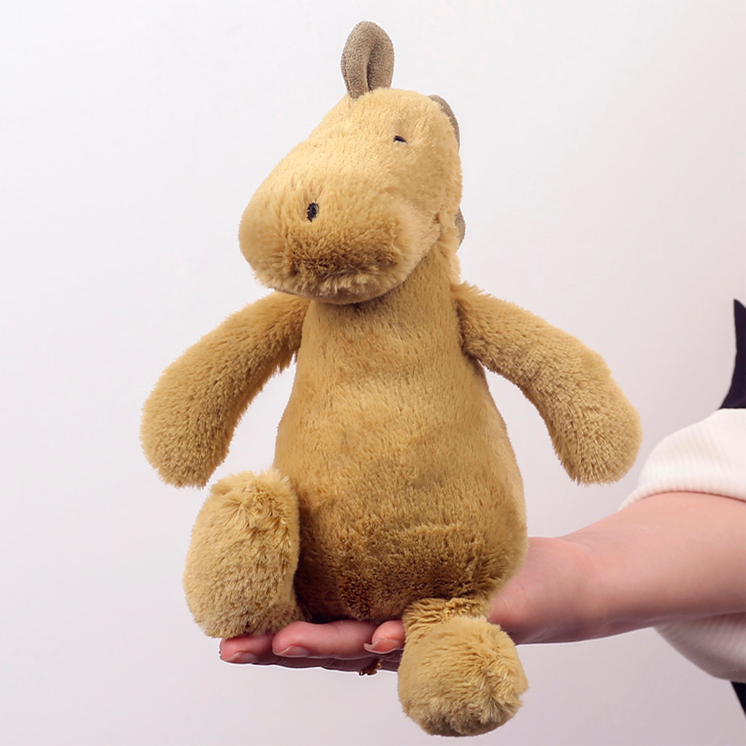 Peluche extra morbido e soffice. Design dinosauro verde. 40 cm.