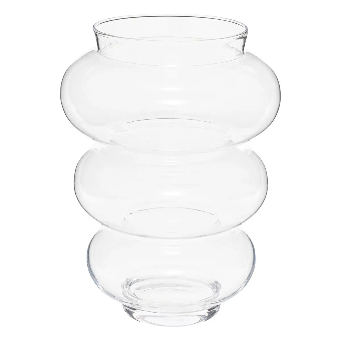 Vase << Double >> Atmosphera x matali crasset H36cm en verre ambre