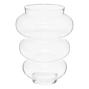 Vase << Double >> Atmosphera x matali crasset H36cm en verre ambre