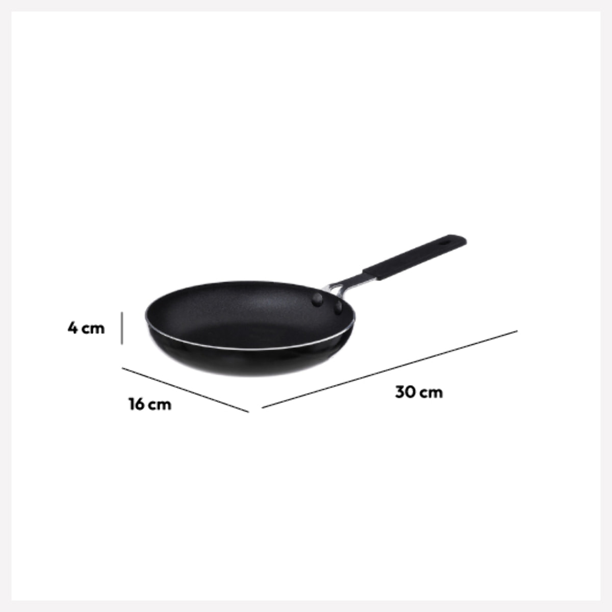 Poêle à oeufs aluminum 16 cm