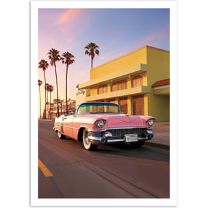 Affiche - California Pink Cadillac - Philippe Hugonnard