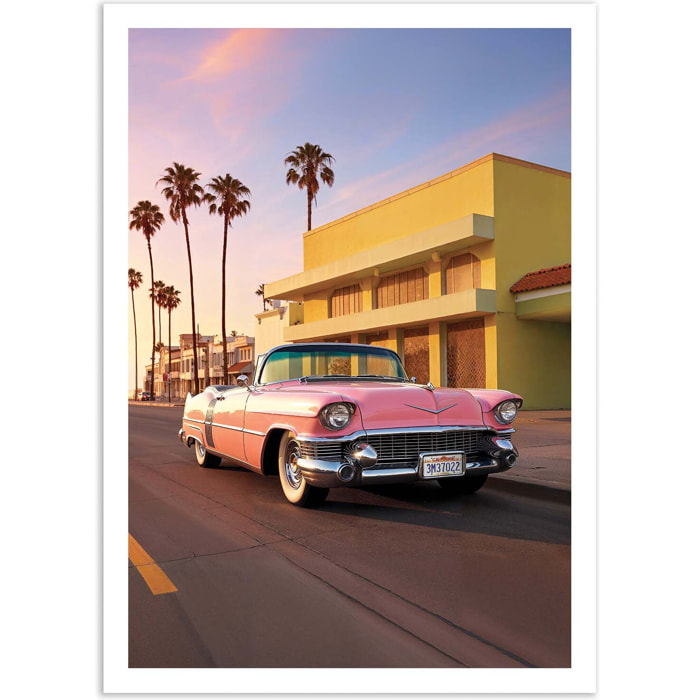 Affiche - California Pink Cadillac - Philippe Hugonnard
