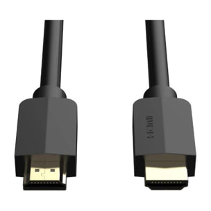 Câble HDMI ESSENTIELB x2 HDMI 2M noir droit 2.0