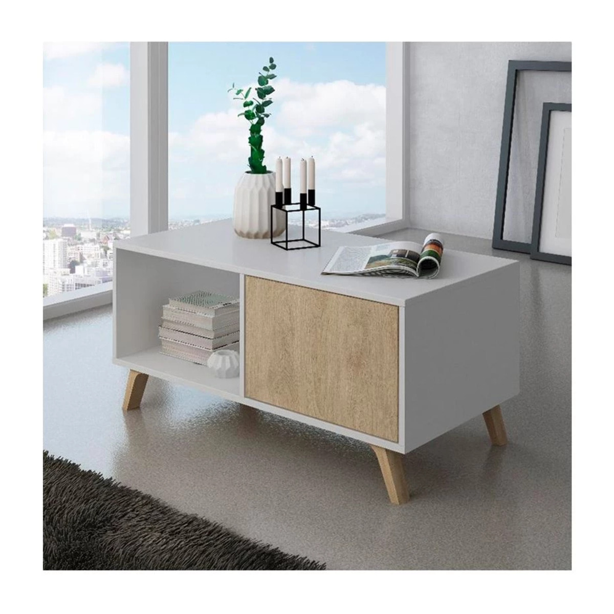 Mesa de centro Wind Blanco - Puccini