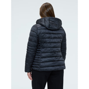 Fiorella Rubino - Plumífero acolchado con capucha desmontable - Negro