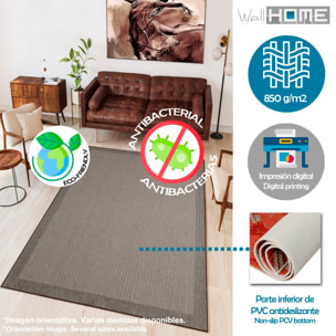 Alfombra de Poliester estampada 60 x 100cm