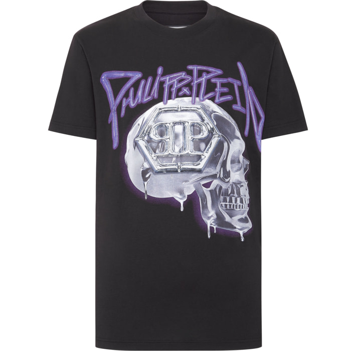 PHILIPP PLEIN T-Shirt Round Neck SKULL