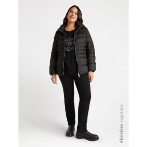 Fiorella Rubino - Plumífero acolchado con relleno Sorona® Aura - Negro